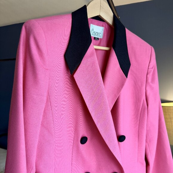 Vintage 90s Pink Blazer - Picture 2 of 11